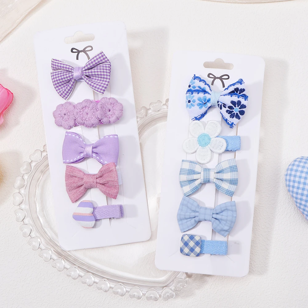 5 pçs/lote novo de doce mulher borboleta grampos de cabelo que não machucam o cabelo super agradável e colorido borboleta grampos de cabelo acessórios