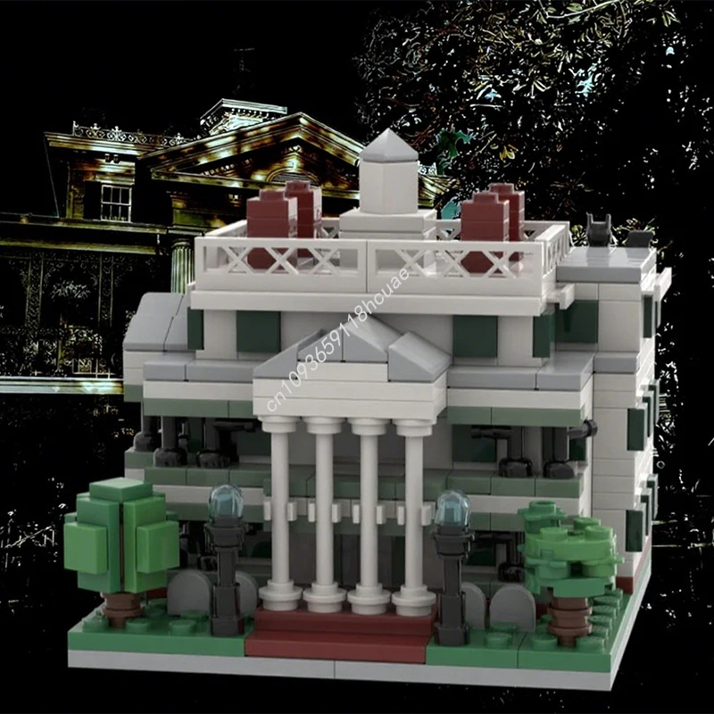 

524pcs MOC Fairy Taleland Haunted Mansion Disneying Model Building blocks Brick Kids creative toys Education Christmas gifts