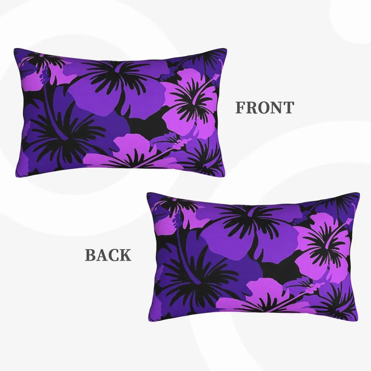 Epic Hibiscus Hawaiian Floral Aloha Rectangle Pillowcase Cushion Cover Decorative Bedroom Bed Home Comfort Throw Pillow