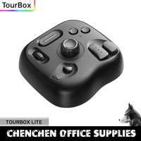 Tourbox Lite Light Weight Wired Keyboard Designer Handle Custom Keypads PC+ABS Drawing Mini Portable Wired Keyboard Gamer Office