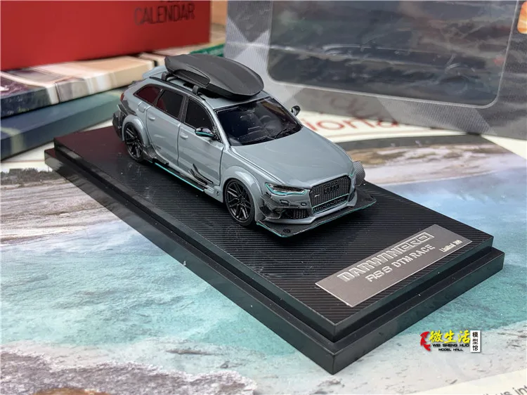 GLM 1/64 DarwinPro DTM RS6 Avant résine jouet véhicule à moteur moulé sous pression en métal modèle cadeaux