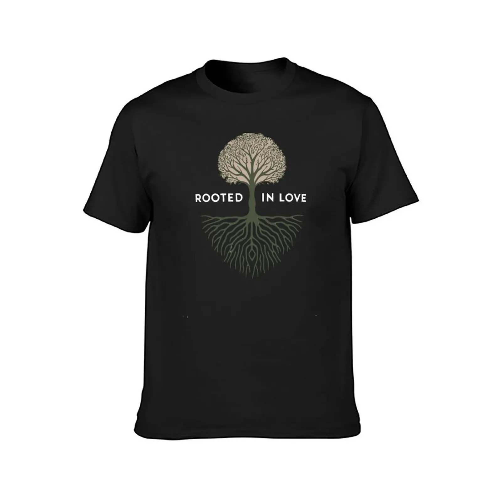 Grown in Love-elegante albero della vita t-shirt con stampa artistica magliette grafiche magliette estive oversize taglie forti t-shirt da uomo