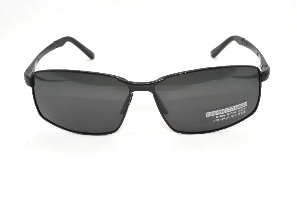 Polarized Reading Sunglasses= Black Al-Mg Alloy Shield Mens Polarized Sunglasses Oversized Vintage +1 +1.5 +2 To +4