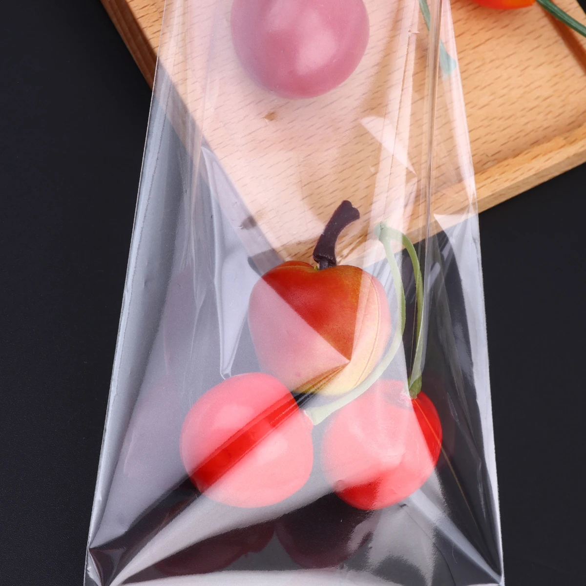 

500Pcs Food Bag Transparent Ice Cream Storage Bags for Making Party Wedding Parent Child Activities Freezer Safe