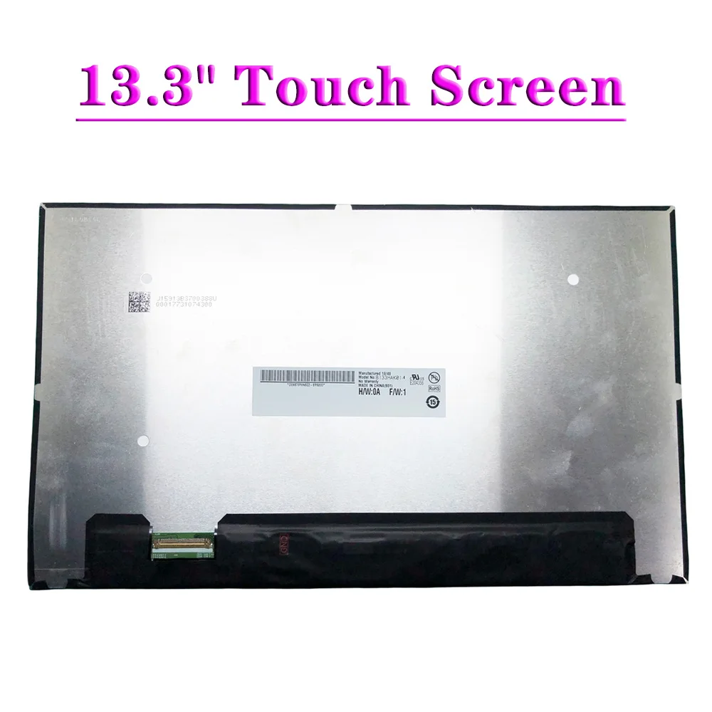 Pour Dell Latitude 7390 Ordinateur Portable LCD Écran Tactile 13.3 "B133HAK01.4 LP133WF6-SPK1 EDP 40Pin 1920x1080 IPS Display Matrix Panel