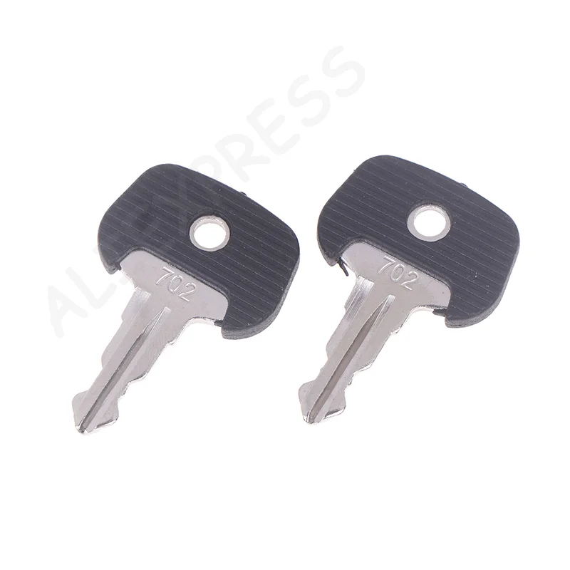 [G]New 2Pcs 702 Black Keys Ignition Keys Forklift 28520490 Ignition Key Power Start Key Manual Electric Forklift Accessories