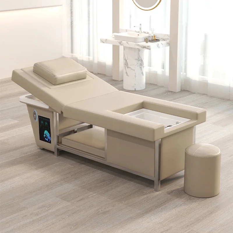 

Electric Lifting Foot Bath Bed Washing Body Massage Tuina Water Circulation Fumigation Bed Head Therapy Bed Salon Dedicated