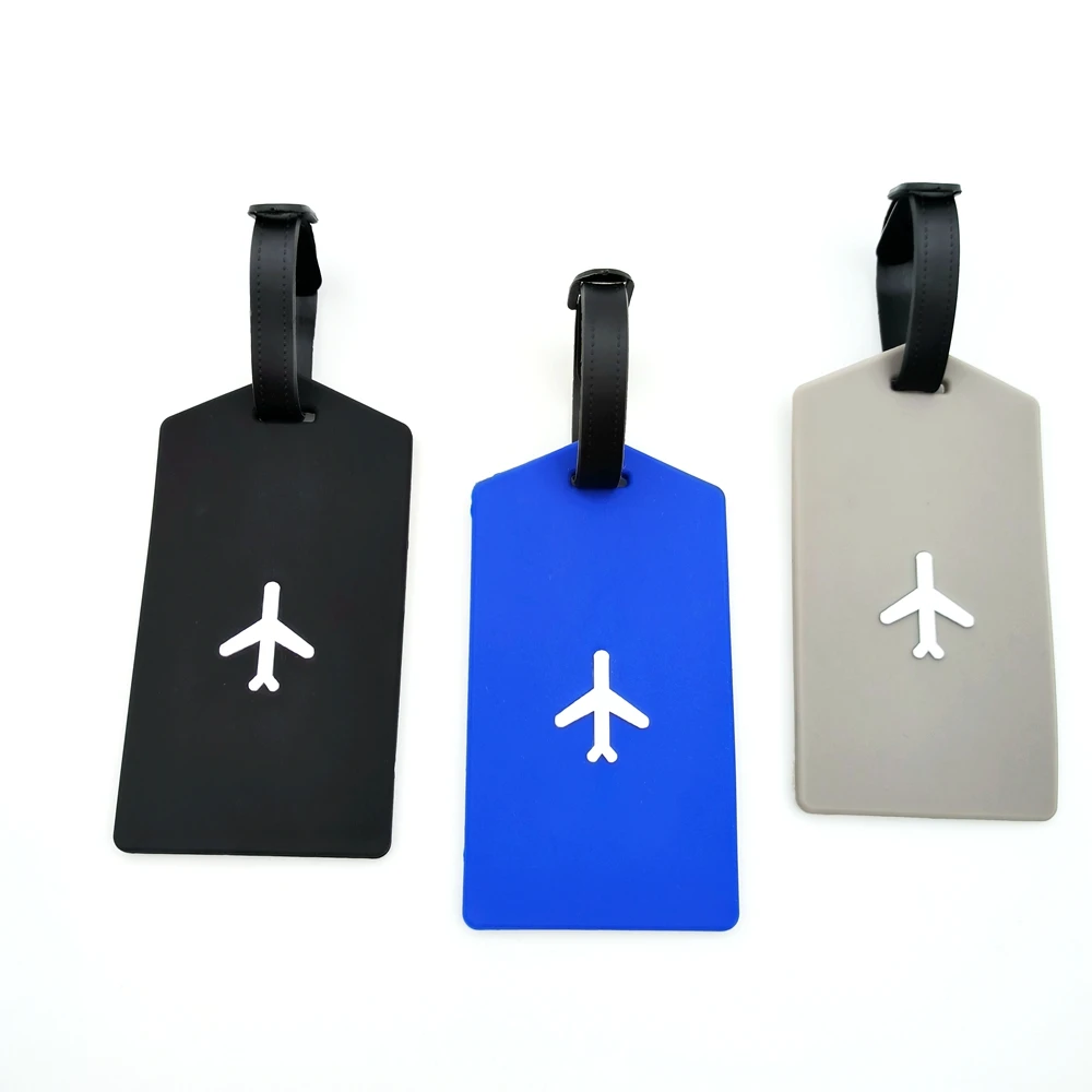 1pc airplane shaped luggage tag, hang tag, business trip, airport luggage, anti loss ID tag, name tag tag, unisex