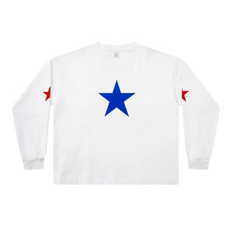 White LS-03 07.04 Face Mask Albania Albania Limited Edition Long-Sleeve T-Shirt Unisex BULLY Kanye West Vulture T-Shirt