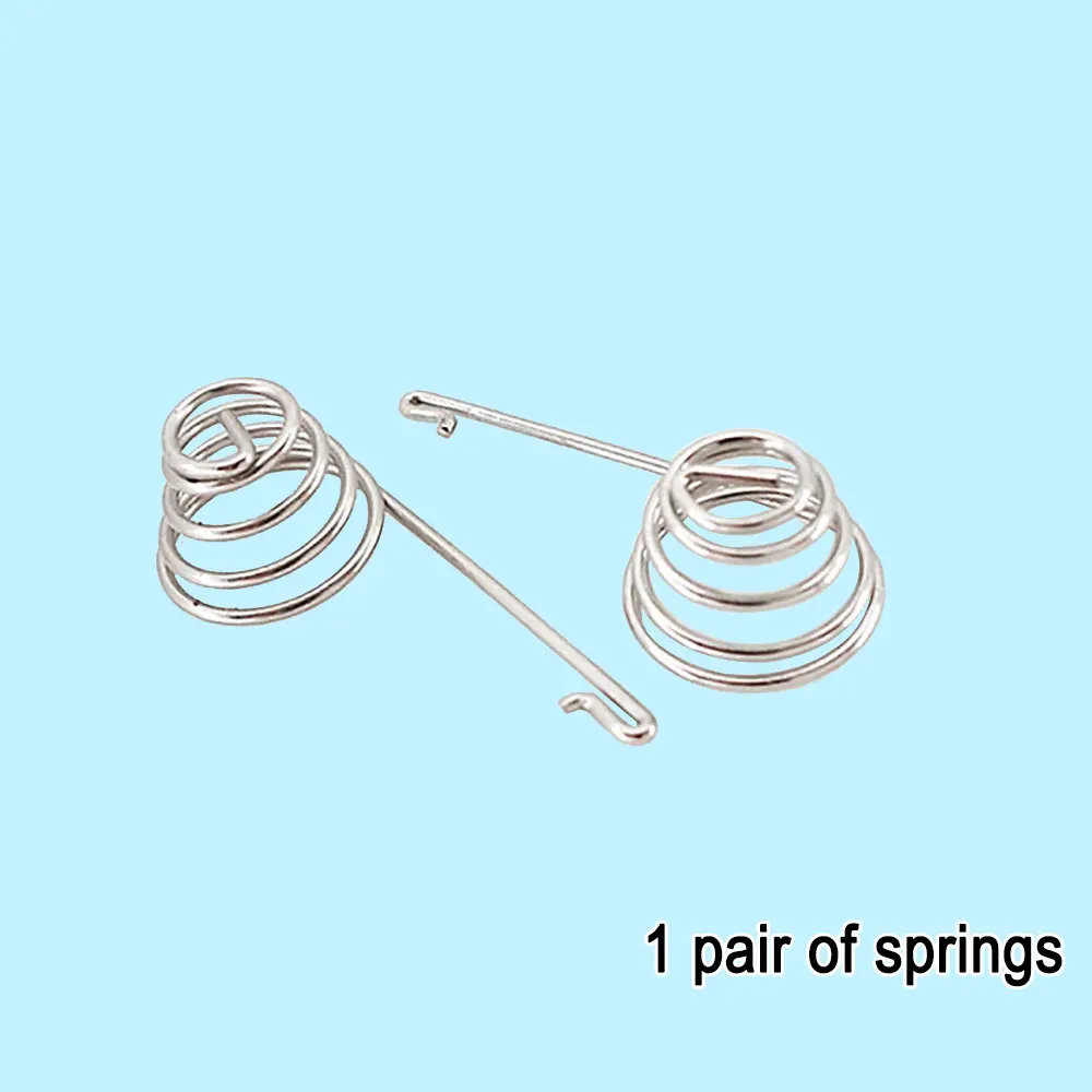 Xbox 360、ゲームコントローラー、ワイヤレスグリップ、導電性スプリング、交換部品、1ペア、2ペア、5ペア用の左右のバッテリースプリング