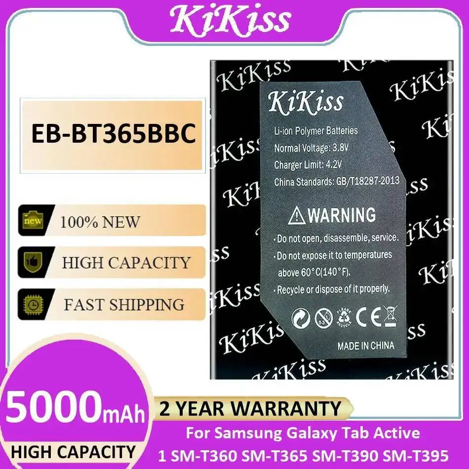 

Stable Tablet Battery 5000Mah EB-BT365BBC For Samsung Galaxy Tab Active 1 SM-T360 SM-T365 SM-T390 SM-T395 High Compatibility