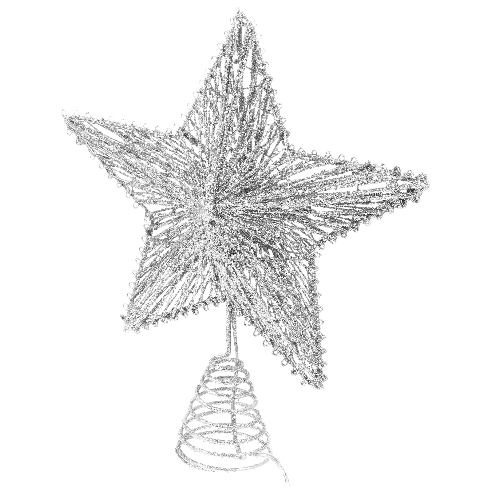 

Pentagram Tree Top Star nament Iron Decor Star Shaped Light Luminous Christmas Home Party DIY Decoration Five Pointed