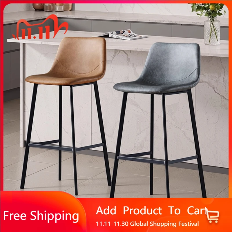 

Ultralight Ergonomic Bar Stools American Designer Luxury Nordic Unique Italian Bar Stools Sturdy Relaxing Muebles Furniture