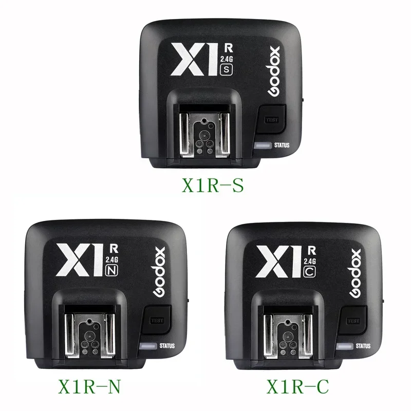 

TTL 2.4G Wirelss Flash Receiver for X1T X2T Xpro Trigger Transmitter Canon Nikon Sony Speedlite