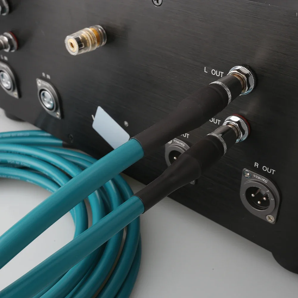 Audiocrast Cross RCA Audio Interconnect Cable RCA Jack Cable HiFi Audio Connect Cord 17.5 Awg Wire Audio Line