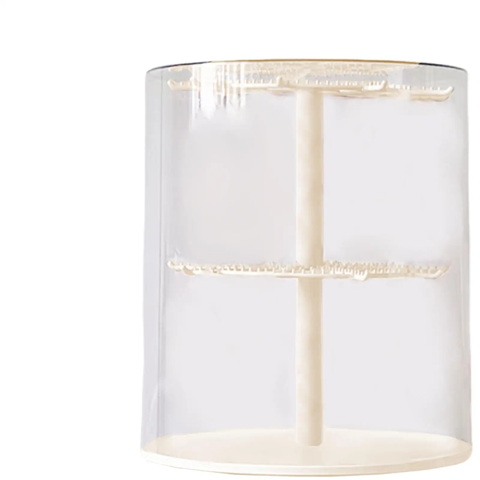 

Clear Figure Display Case Rotatable Desktop Modern Dustproof Showcase for Action