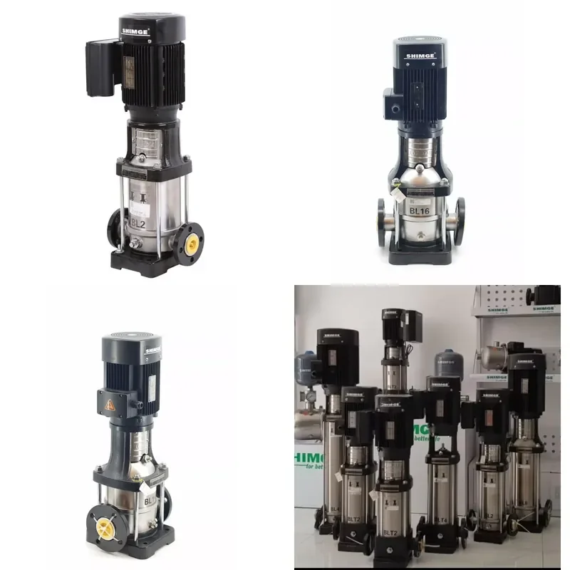 Bomba de Agua Eléctrica Centrífuga Multietapa Vertical de Alta Presión para Sistema de Ósmosis Inversa SHIMGE