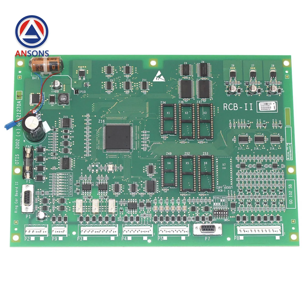 

GHA21270A1 GHA21270A2 GHA21270A3 RCB2 RCB-II OTIS Elevator Main PCB Mainboard Ansons Elevator Spare Parts