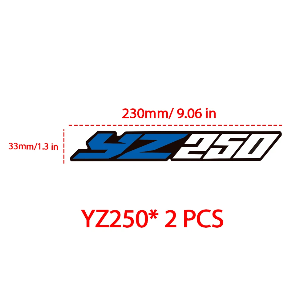 2 pcs Motorcycle Rear Wheel Swing Arm Decal for YAHAMA YZ85 YZ125X YZ125F YZ250FX YZ250X YZ125 YZ250 Shock Absorber Sticker