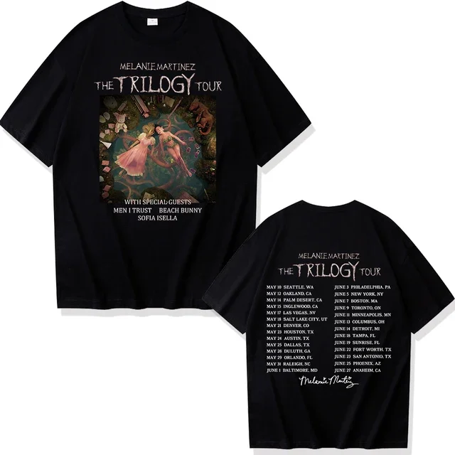 

Melanie Martinez merch The Trilogy Tour 2024 T Shirt Short Sleeve crewneck tshirt men/women trendy Top