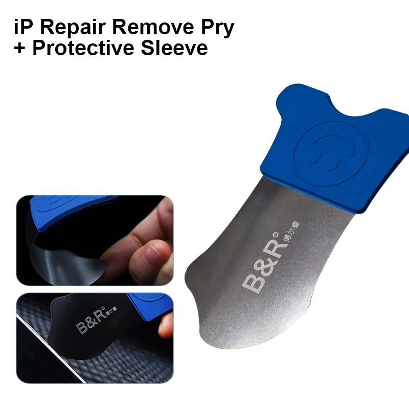 B&R SM-01  Ultra-Thin Disassembly Repair Tool for Mobile Phone Repair Anti-Slip Stainless Steel Curved LCD Screen Opening Tool