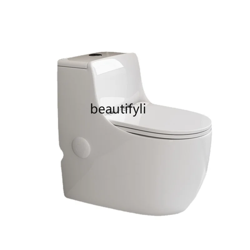 

Household Flush Toilet Large Diameter Bathroom Toilet Siphon Deodorant Sit Toilet Ordinary Ceramic Toilet