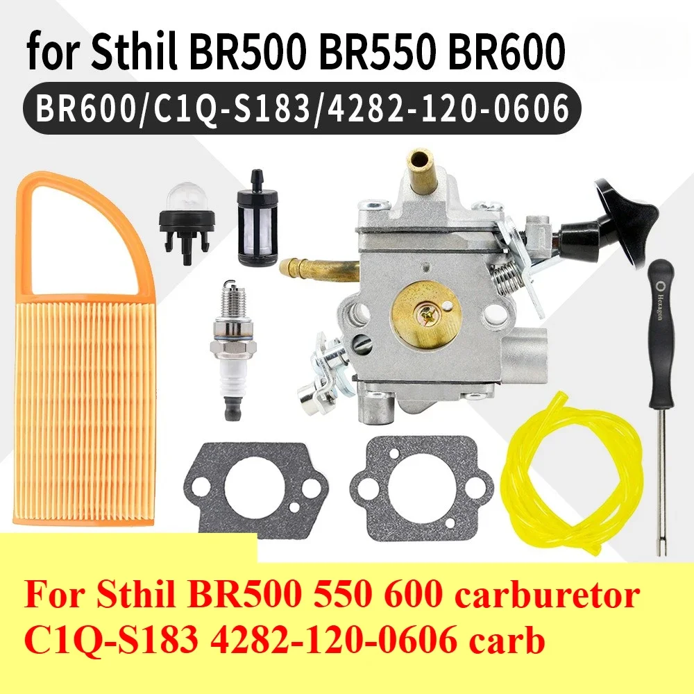 For Sthil BR500 550 600 carburetor C1Q-S183 4282-120-0606 carb