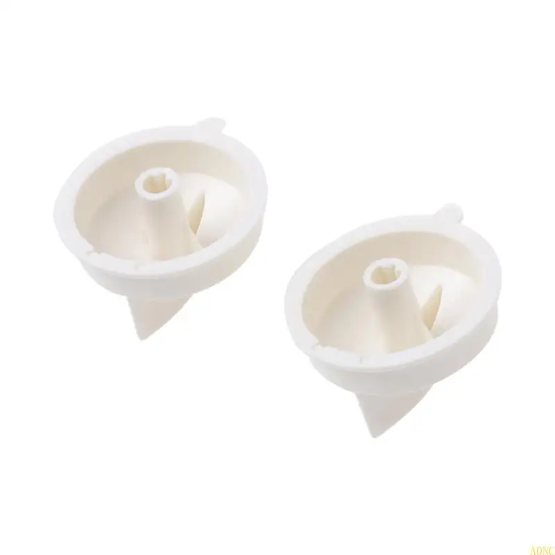 A0NC 2PCS 전자 레인지 오븐 회전식 손잡이 타이머 플라스틱 제어 스위치를위한