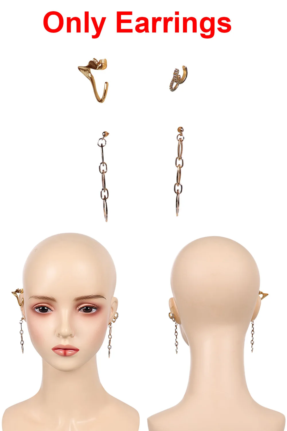 Devil RRuumi Earring Cosplay Ear Clip for Costume Accessories