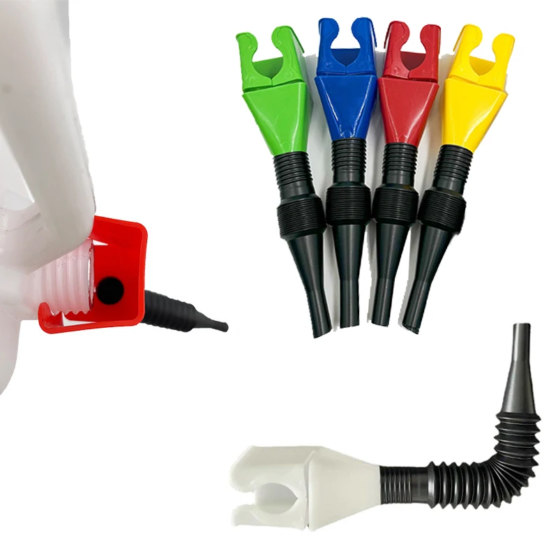 Plastic Car Motorcycle Refueling Gasoline Engine Oil Funnel Filter Transfer Tool Funnel Portable Folding Telescopic Hose Funnel