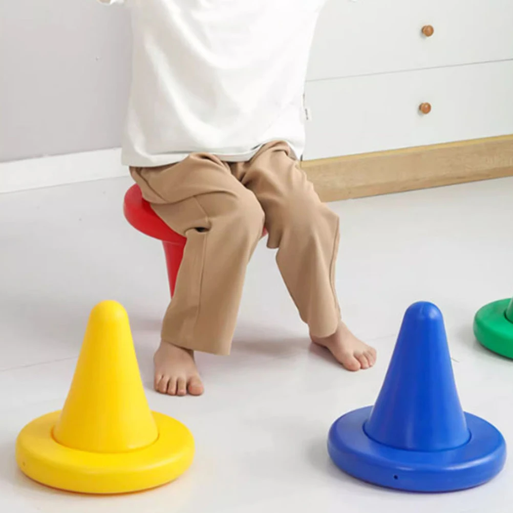 

Unicorn Chair Plastic Kids Stool Balance Sensory Training Tool Child Coordination Exercise Game Prop Outdoor Accessory