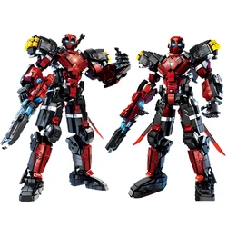 Hot Marvel Superheroes Deadpool Building Blocks Deadpool Armor Figures Bricks Model Avengers Classic Movie Boys Birthday Gift