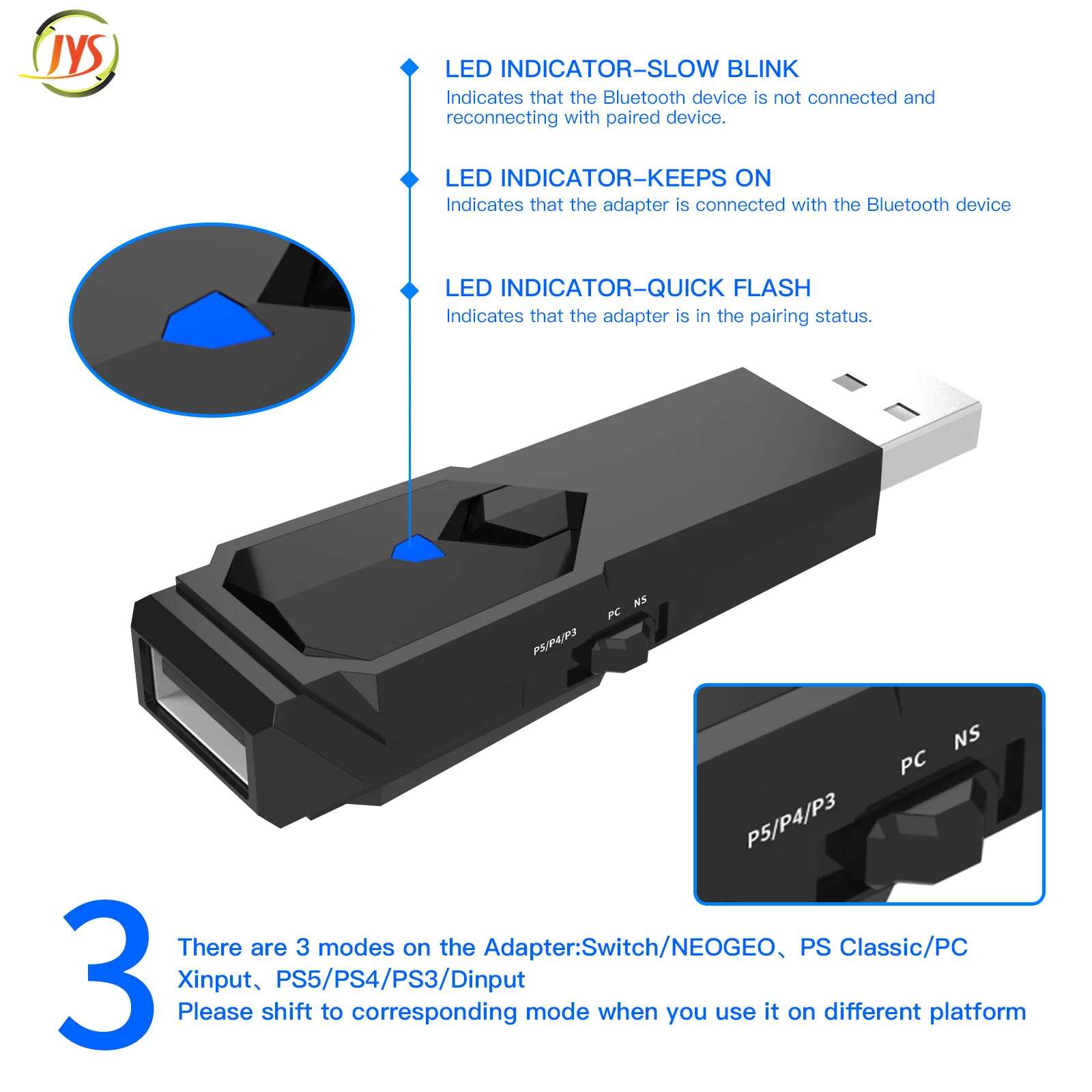 

2022 new For PS5 All Games Controller Keyboard Mouse Converter Bluetooth Adapter For PS4/SWITCH/PC Gamepad Connector Beloader