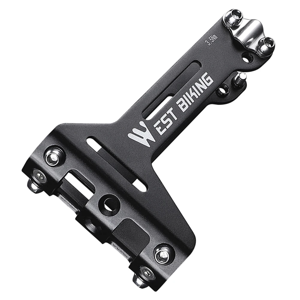 WEST BIKING Aluminum Alloy Adapter Lightweight Bicycle Water Bottle Rack Extension Bracket Easy Installation for MTB Road Bike