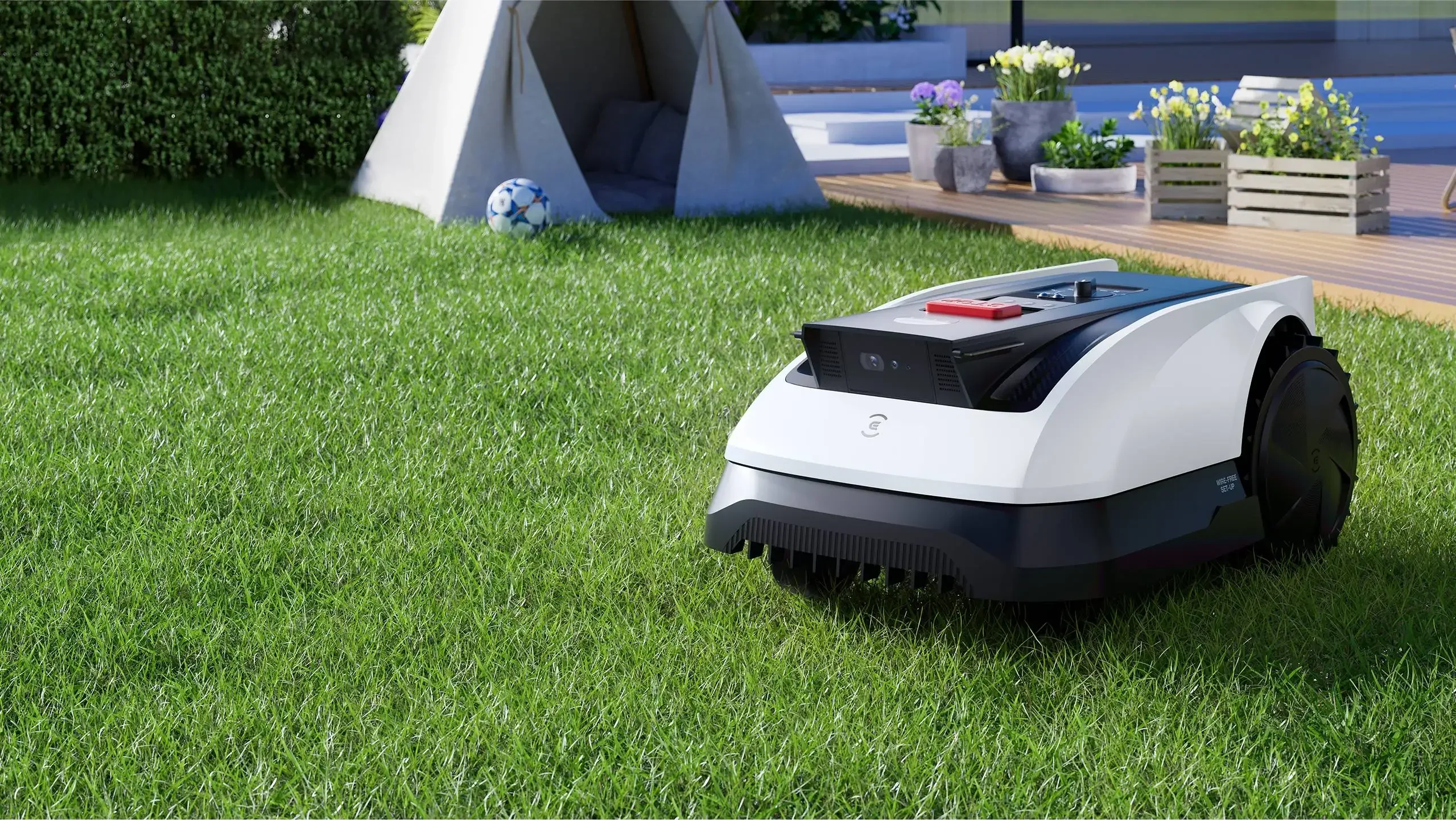 

DISCOUNT SALES ON NEW ECOVACS Goat O1000 RTK Robot Lawn Mower