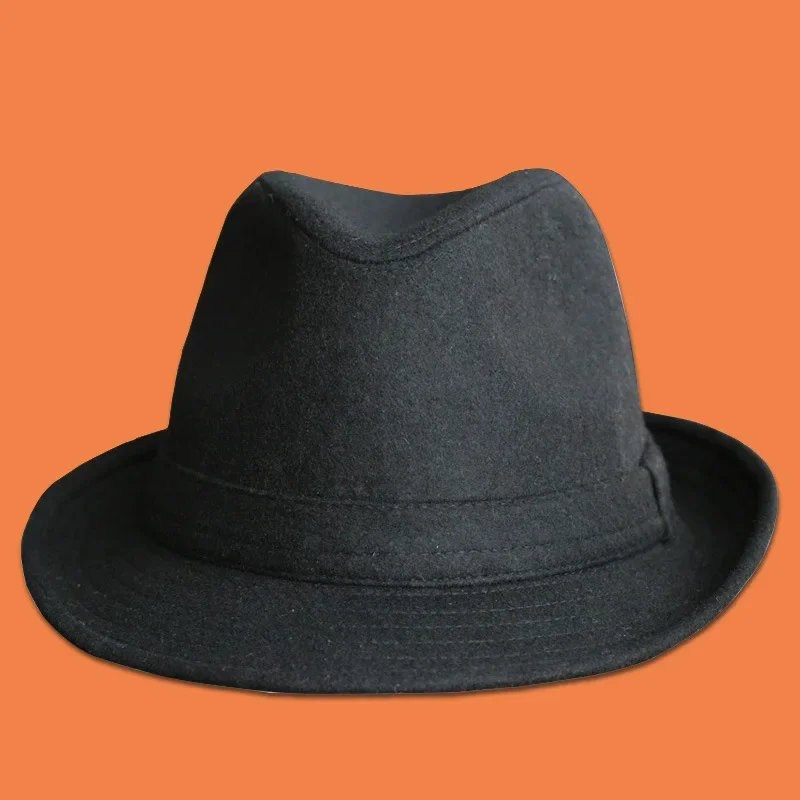 

Top men middle-aged and elderly men autumn and winter thickened woolen top old man old man hat dad hat