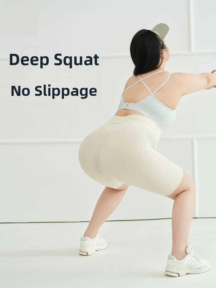 Pantaloni da yoga fitn a vita alta Pantaloni estivi attillati sottili da donna Pantaloni da uomo a prova di squat Miscela di nylon e spandex di marca