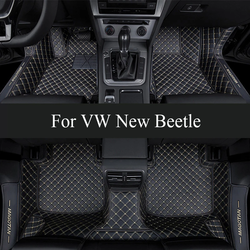 

Car Floor Mats For VW VW New Beetle Convertible 1998~2011 Waterproof Rug Tapetes Para Automovil Car Mats Car trunk mat