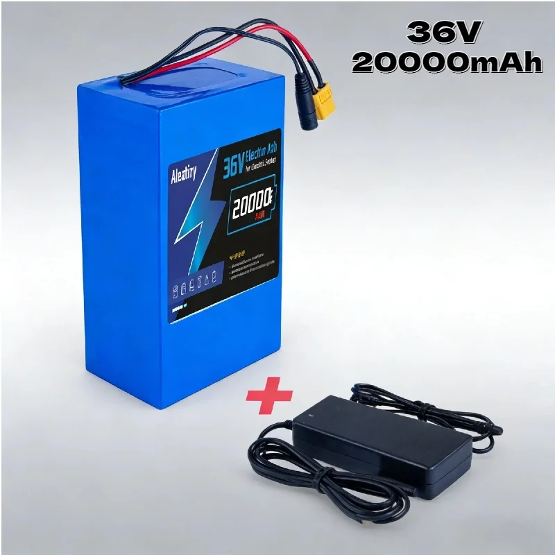 

36V 20Ah 10S6P Lithium Battery Pack – Rechargeable Reliable Power Supply Accessory for Scooter Long Riding Time