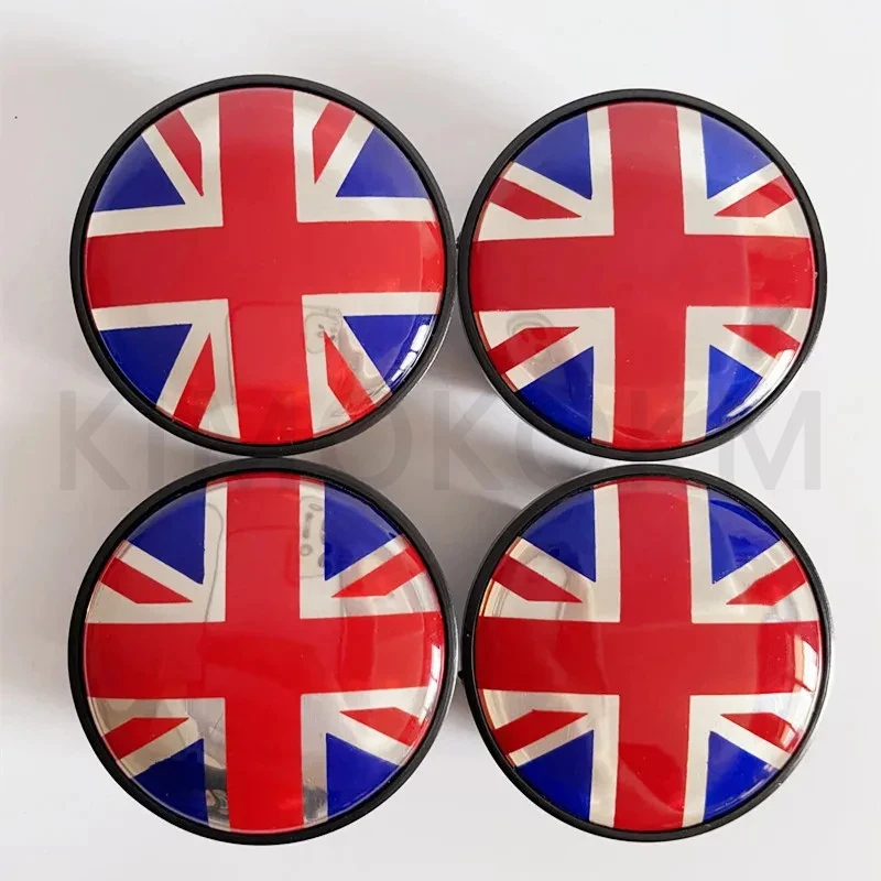 Car Hub Center Cover 4Pcs 52mm 54mm Car Wheel Center Cover Sticker Accessories For Mini Cooper S Jcw One R55 R56 R60 R61 F54