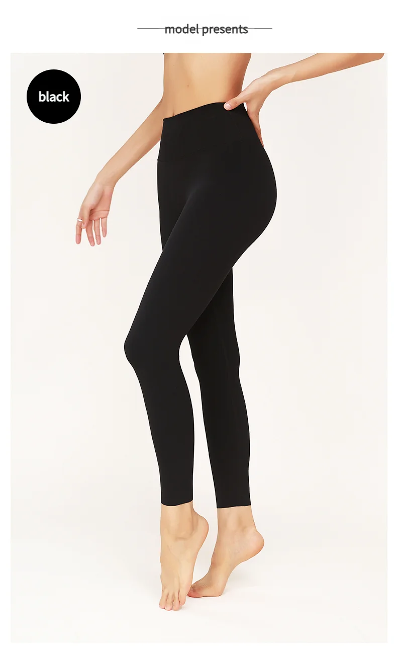 سراويل يوجا عالية الخصر - قماش عالي الدعم وجيد التهوية. مثالية لليوجا وصالة الألعاب الرياضية والبيلاتس. ك0011