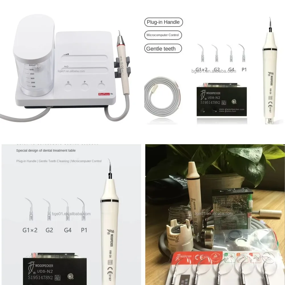 Dentals Ultrasonics Scaler Power Supply with Built-in Light Handle, Oral Treatment Equipment Accessory