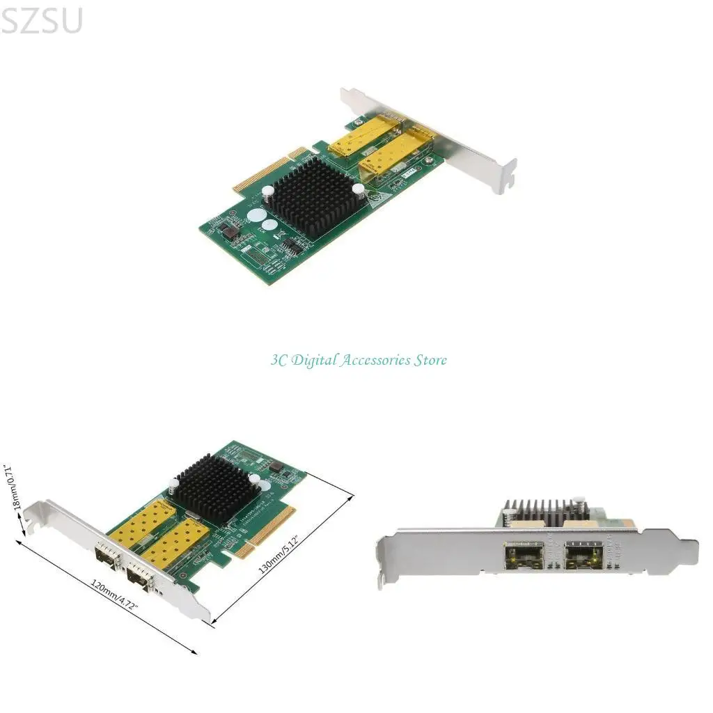 SZSU Dual Gigabit Port PCIe 10 1000m Server -Netzwerkkarte für 82599 PCIe -Adap