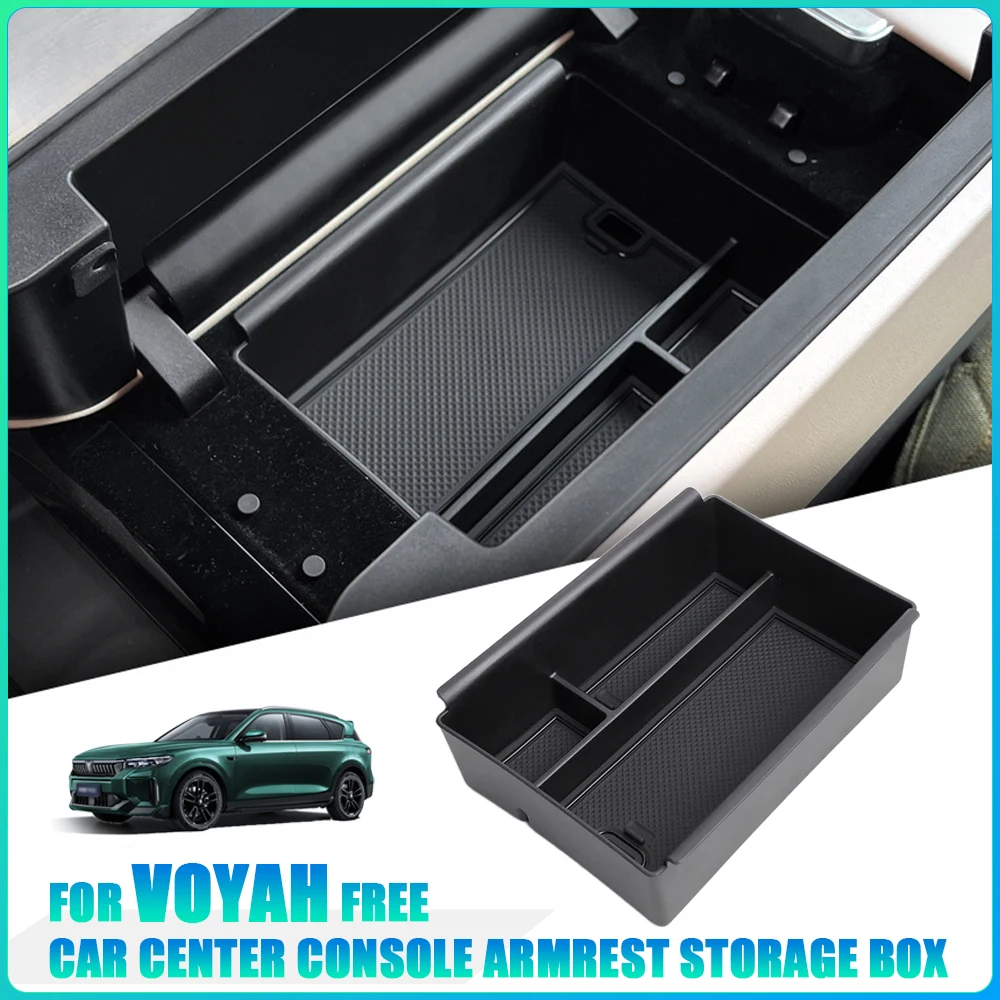 

For Voyah FREE 2024 Car Center Console Armrest Storage Box Organizer Automobiles Interior Styling Decoration Accessories