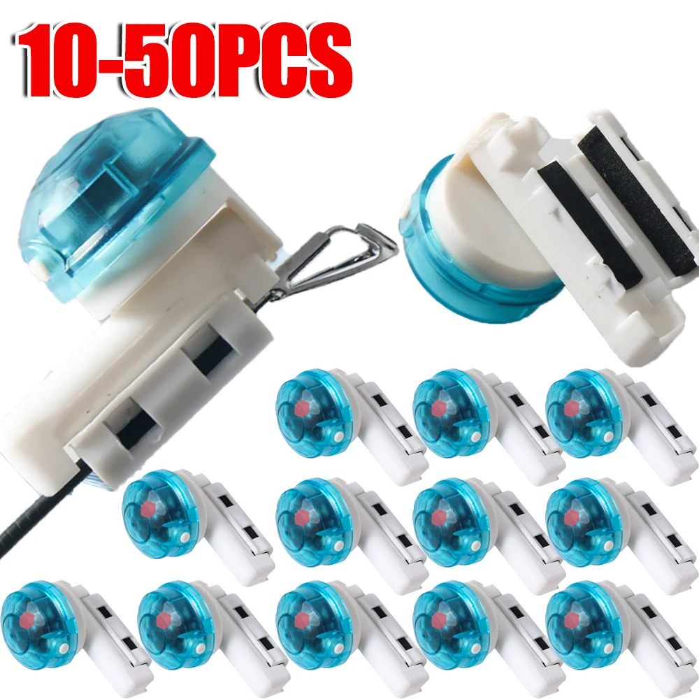 

10-50pcs Fishing Rod Light Universal Fish Bite Alarms Light Antiskid Fishing Rod Light Induction Night Induction Accessories