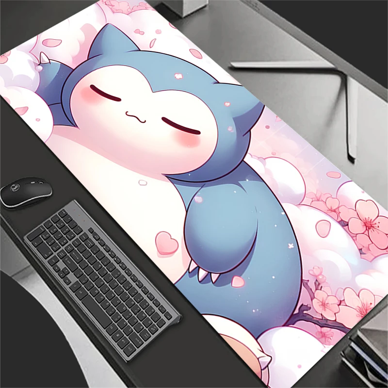 게임용 마우스 패드 P-Pokemons G-Gengar 대형 컴퓨터 마우스 패드 데스크 매트 PC 애니메이션 카펫 키보드 게이머 액세서리 테이블