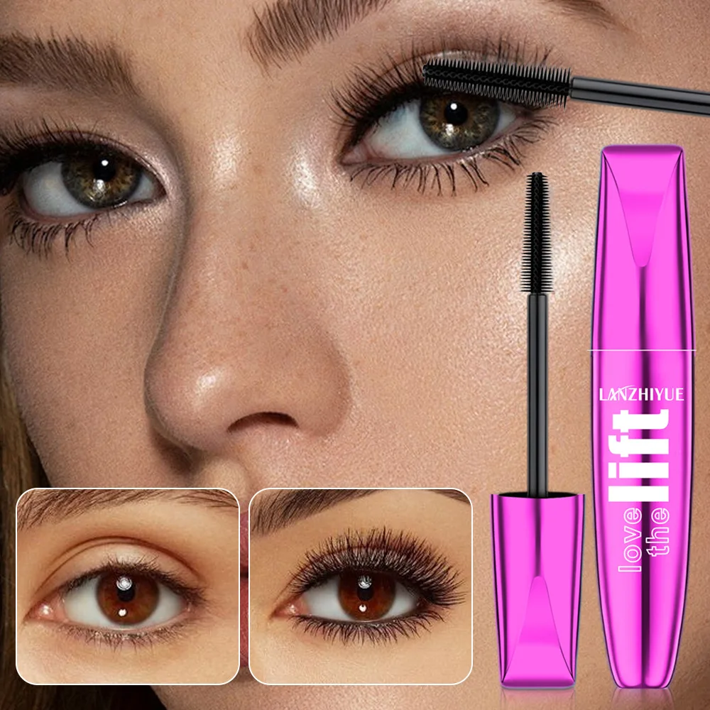 New Korean Makeup Mascara Dense Slender Curly 5D Waterproof Liquid Eyes Beauty & Health