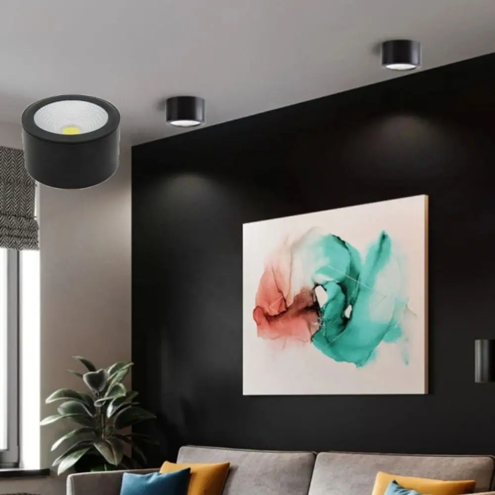 Ultra Bright Surface Mounted LED Downlight Anti Glare Aluminum Surface Dimmable LED Downlight High Quality Spotlight Design