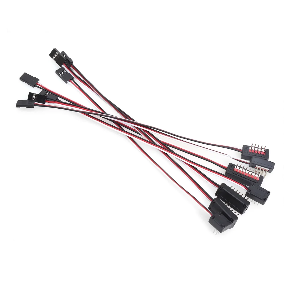 2 3 4 5 6 7 8 In 1 Y Wire 1 To 2 3 Line Remote Control Cable Servo Fan Extender for Futaba JR RC Car Aircraft Helicopter Boat