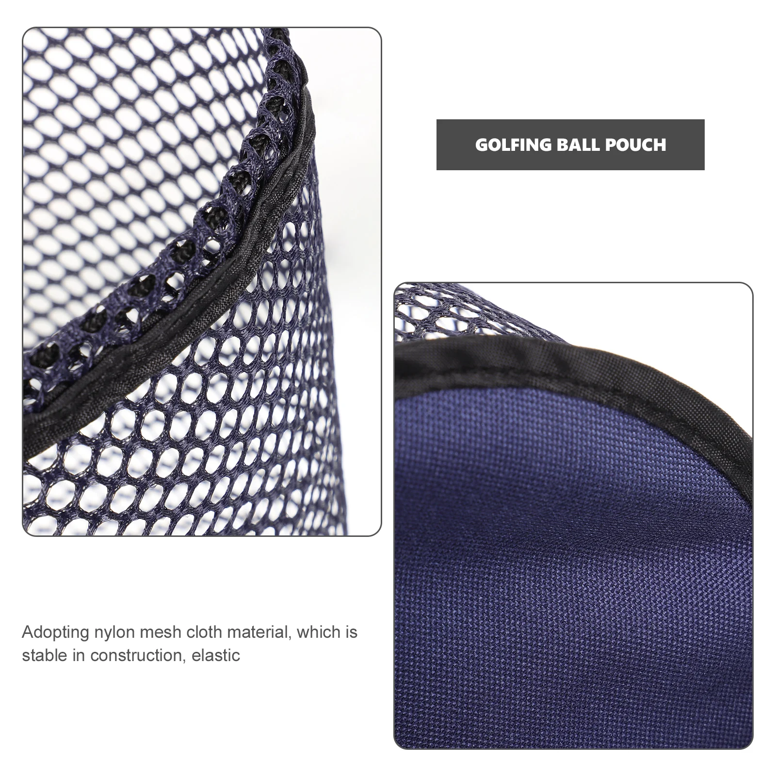 

Golf Bag Accessory Portable Ball Mesh Drawstring Storage Net Bags Balls Sports Carry